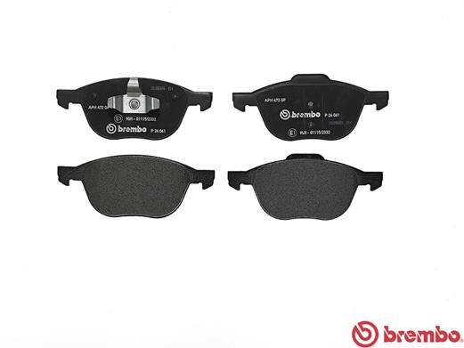 A.B.S. P 24 061 BREMBO Bremsbelagsatz, Scheibenbremse